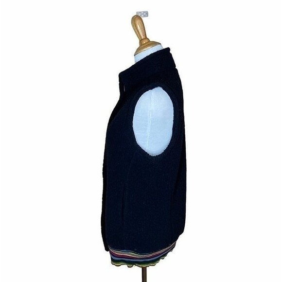 Life is Good black sherpa vest jacket sz Medium womens - Picture 3 of 8